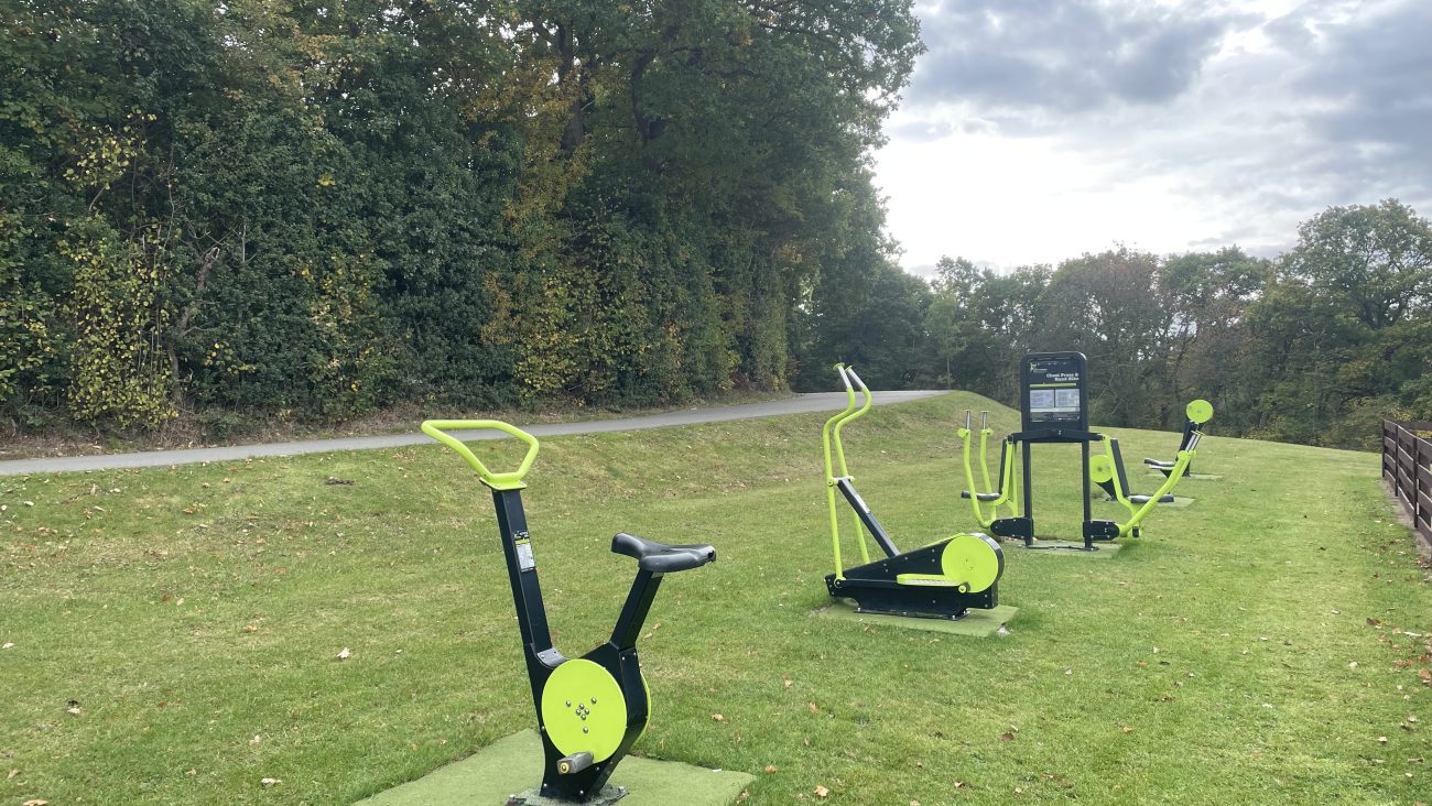 4 user friendly, exercise machines at bank farm holiday park.