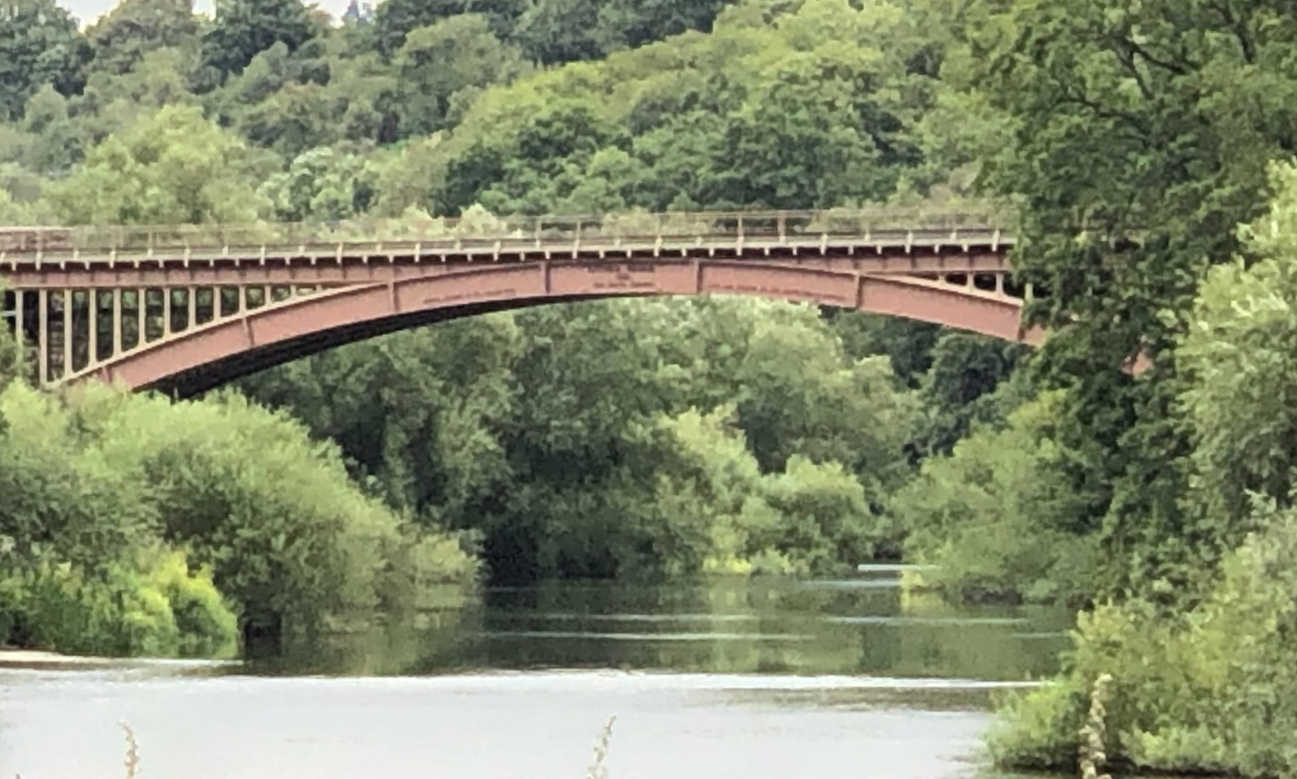 the Victoria bridge over the river seven in between Arley and bewdley.