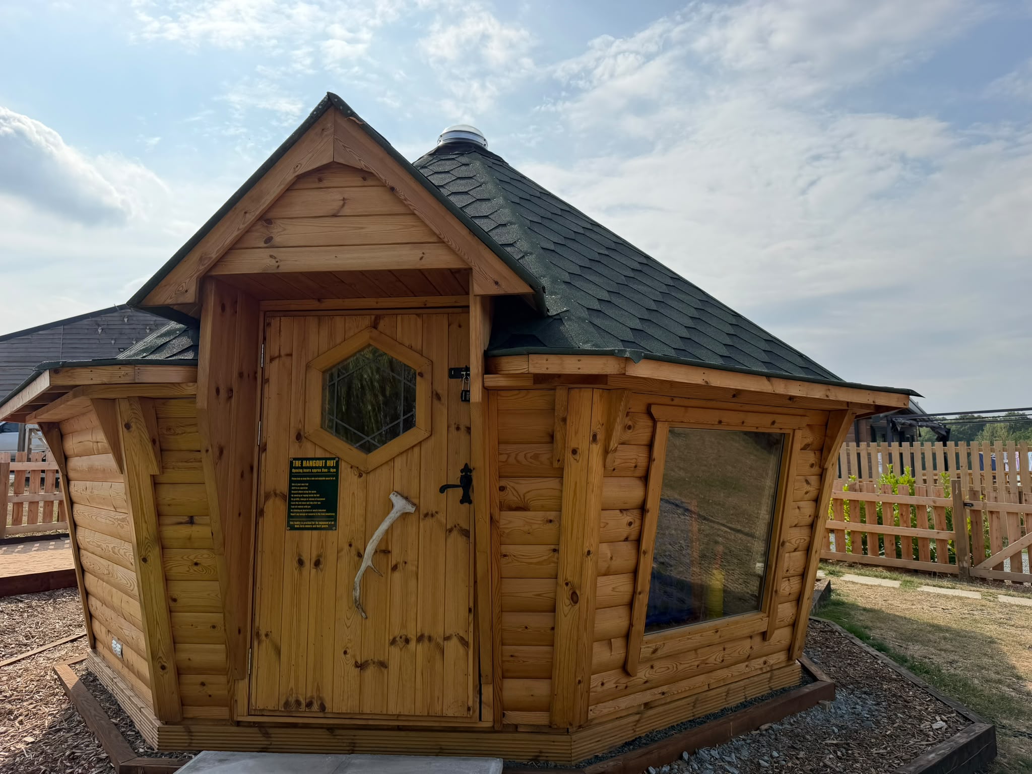 The hang out hut