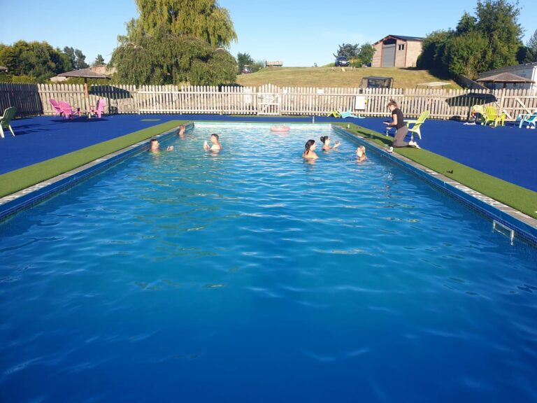 A view of Bank Farm holiday Parks swimming pool