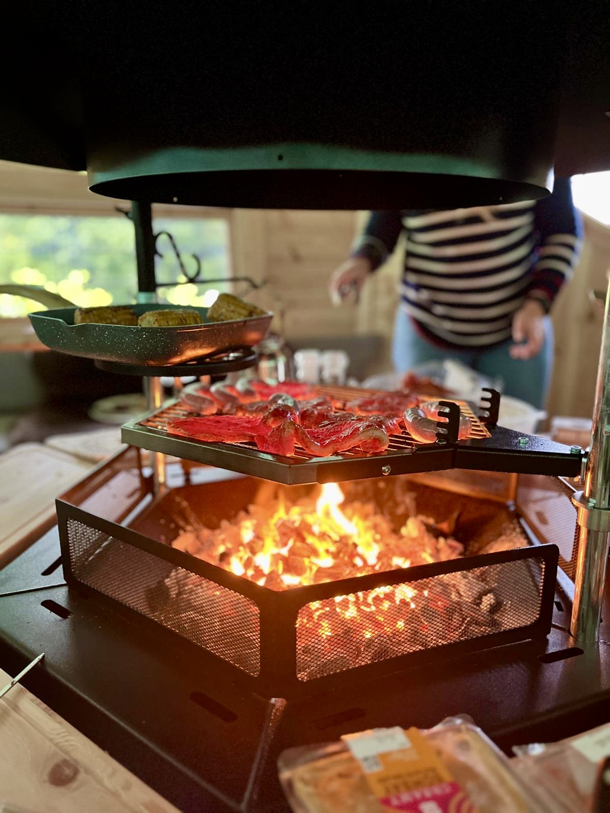 The bbq cabin fire