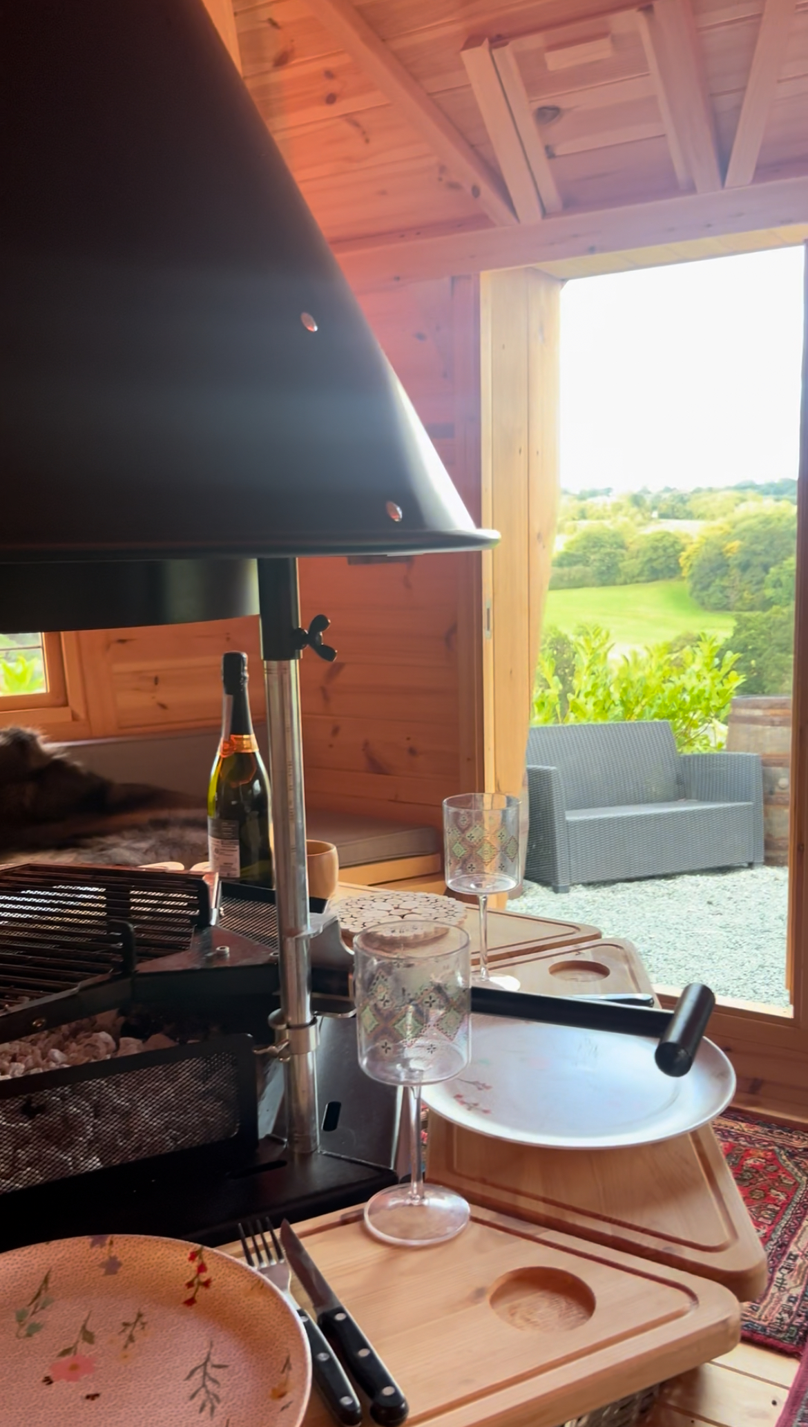 The view from BBQ hut