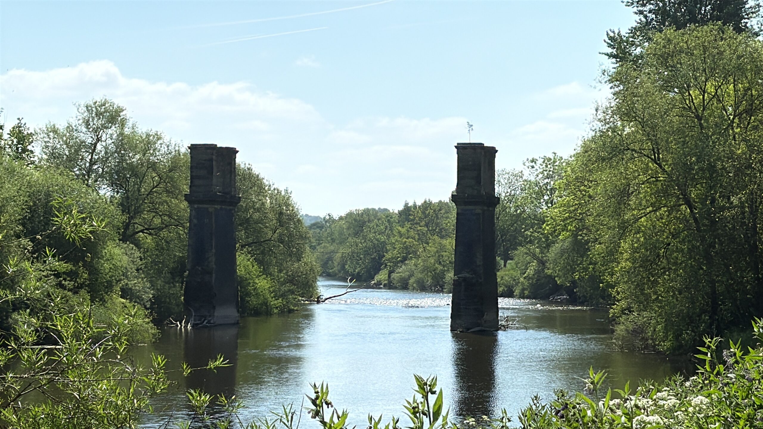 Dowles Bridge.on the old steam railway Tenbury to Bewdley line